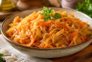 тушкована капуста по простому рецепту
