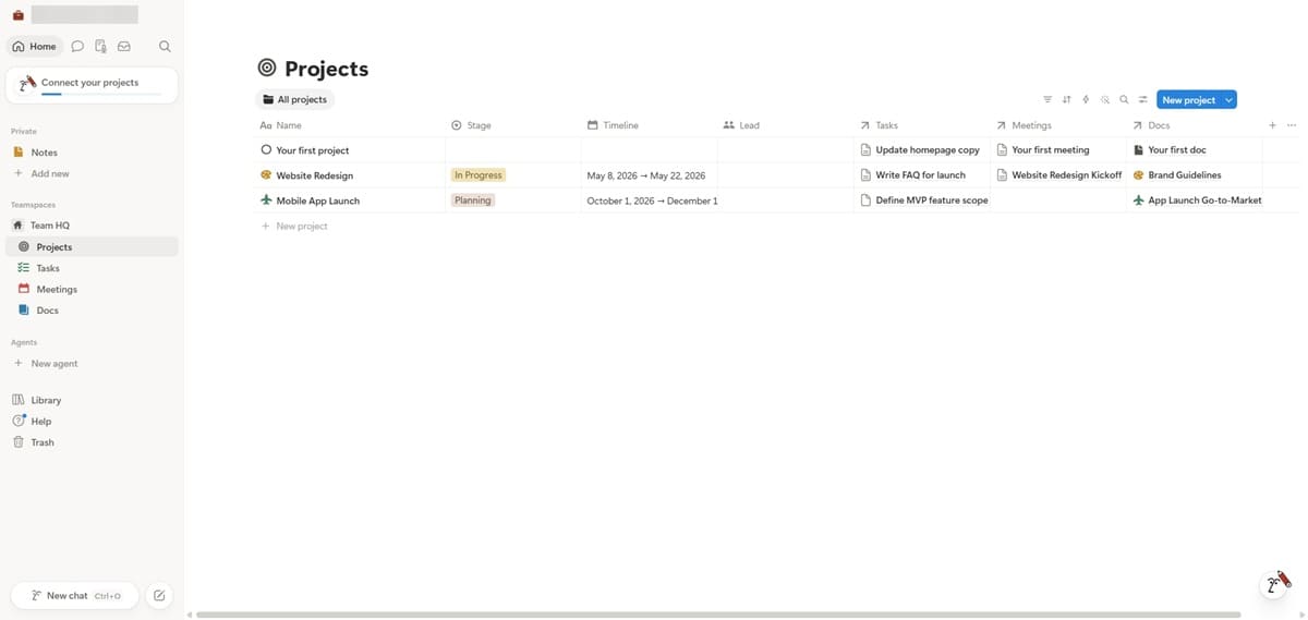 notion планувальник завдань