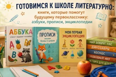 Готовимся к школе литературно: книги, которые помогут будущему первокласснику