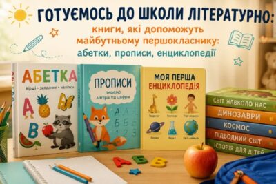 Готуємось до школи літературно: книги, які допоможуть майбутньому першокласнику
